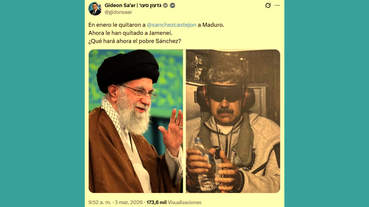 El ministro de Exteriores de Israel se burla del ‘pobre’ Sánchez ‘sin Maduro ni Jamenei’