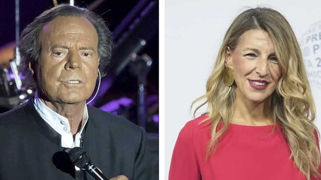 Admiten a trámite la demanda de Julio Iglesias contra Yolanda Díaz por vulneración del derecho al honor