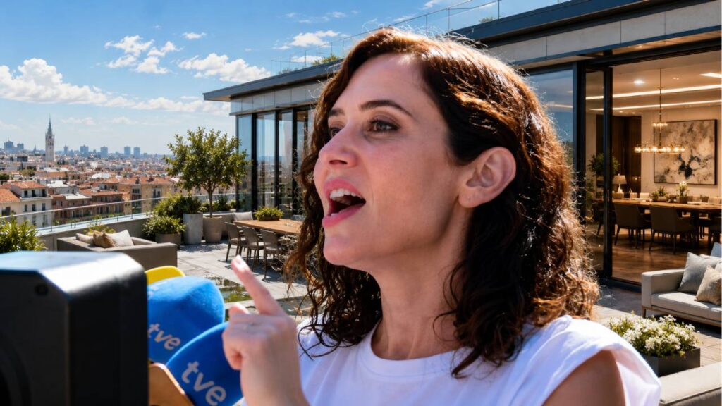 Juventudes del PSOE carga contra Ayuso por el ático de 6,3 millones: «Va de ático en ático y se está pegando la vida padre»
