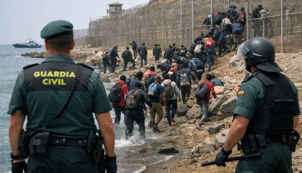 Guardias Civiles denuncian que Marlaska les impide usar medios de disuasión pese al riesgo de otra avalancha en Ceuta