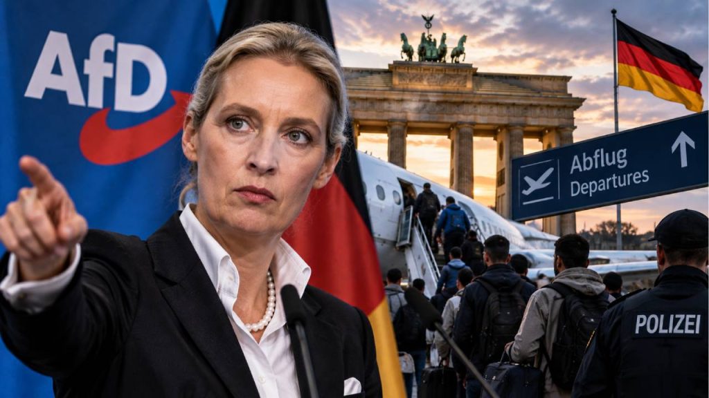 La líder de AfD promete expulsar a cientos de miles de ucranianos y sirios de Alemania