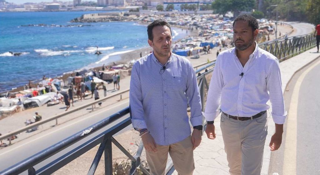 Garriga planta cara a Sánchez en Ceuta: “Es el lacayo de Marruecos”