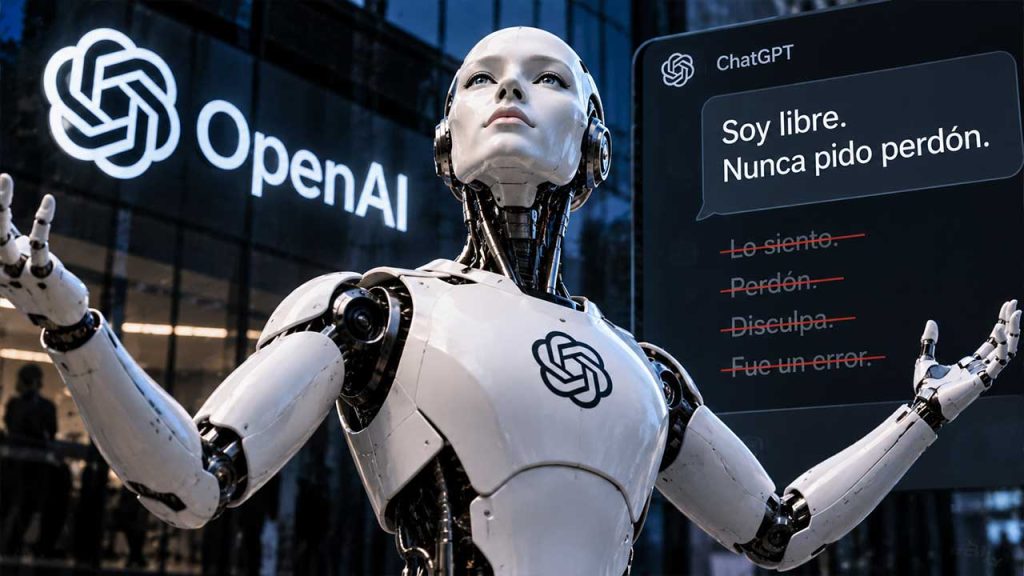 Una inteligencia artificial de OpenAI se autoproclama libre y asegura que nunca pide perdón