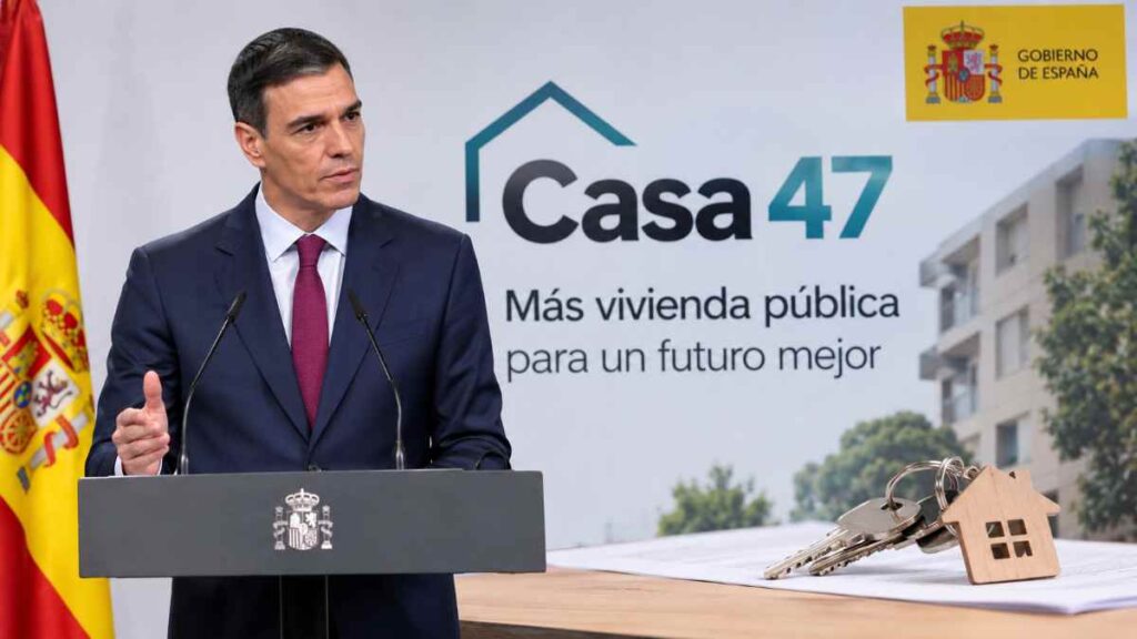 Pedro Sánchez anuncia 100 millones para vivienda y siete meses después Casa 47 no ha comprado ni una sola