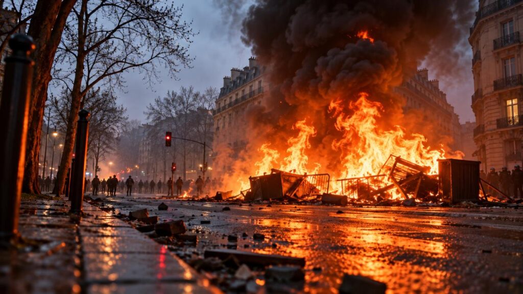 El primer ministro francés responsabiliza a Mélenchon de los disturbios en Francia y acusa a la ultraizquierda de organizar la violencia