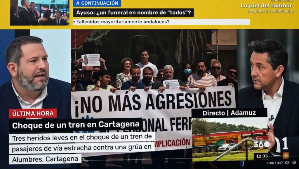 La izquierda mediática “sincronizada” proclamaba que viajar en tren era seguro: Urda desmonta las garantías de Puente