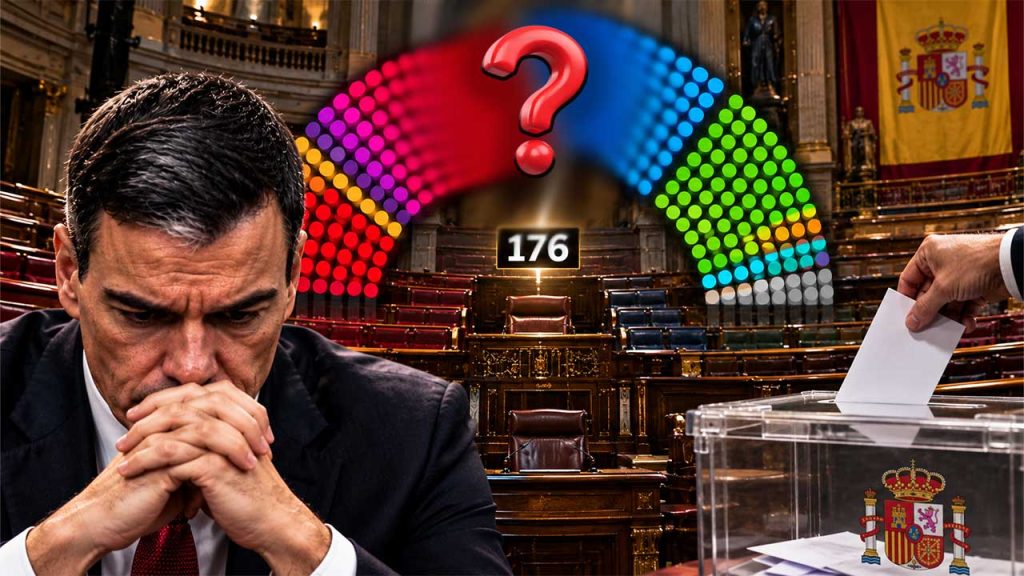 PP y VOX rozan los 200 escaños y dejan a Sánchez sin opciones de gobernar según la media de los últimos sondeos