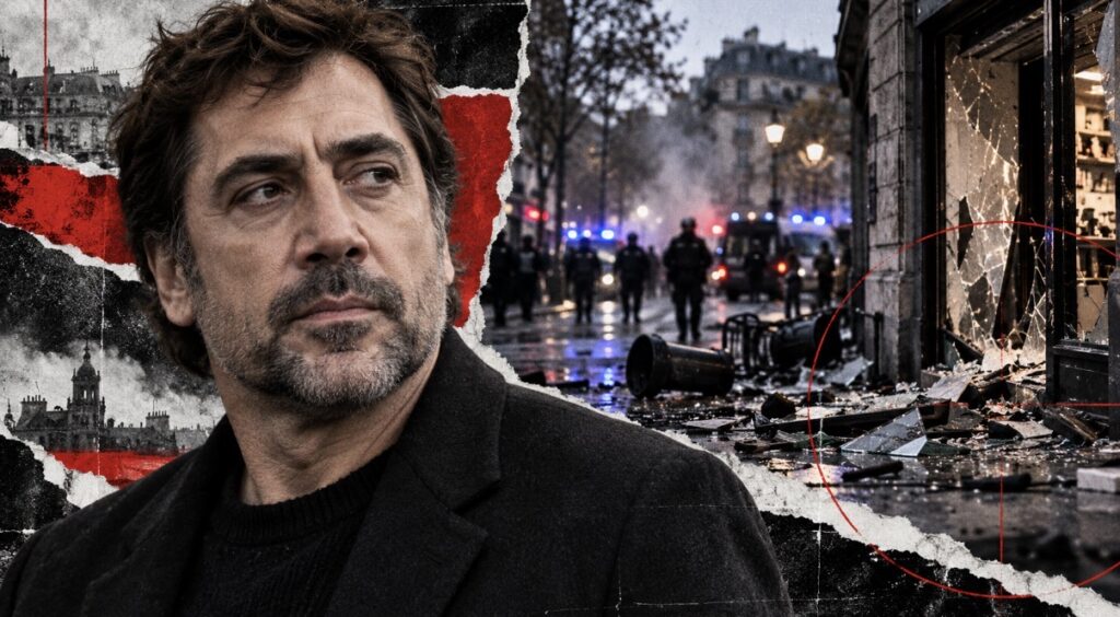 Bardem da las gracias a los «jóvenes» mientras Francia arde con 2.400 detenidos y 600 heridos