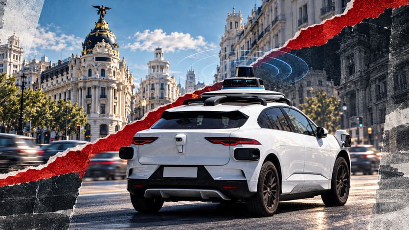 Google, Uber y Bolt preparan los coches sin conductor en Madrid para 2027 pero con vigilante a bordo