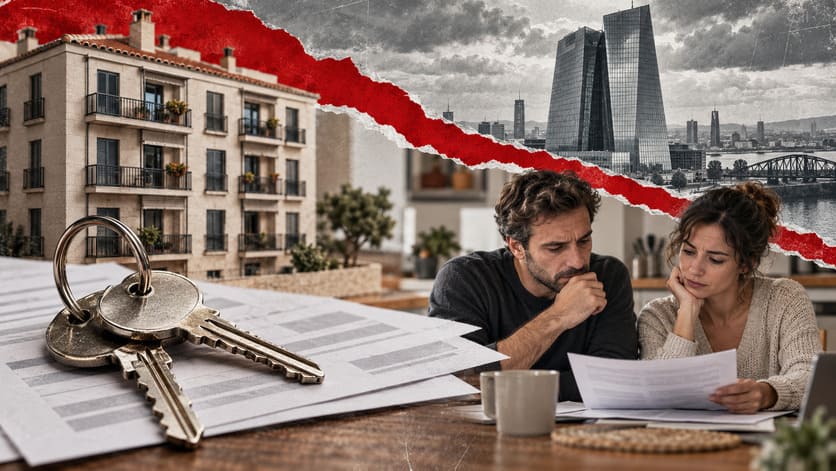El mercado espera otra subida del BCE y una hipoteca de 150.000 euros costaría 940 euros más al año