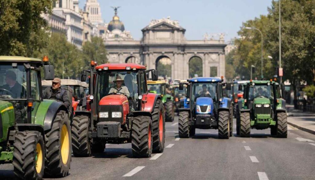 El campo se planta ante el Gobierno: gran tractorada en Madrid el 28-O para exigir precios justos y menos costes