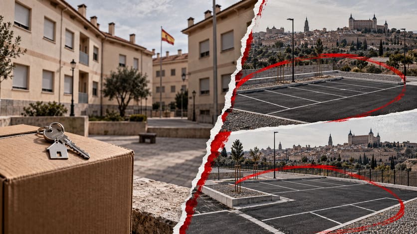 Echan a 75 familias de guardias civiles de su cuartel de Toledo y solo han hecho dos aparcamientos